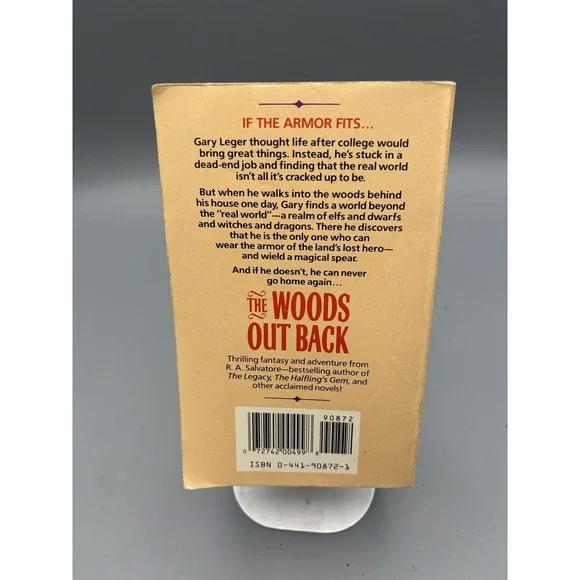 THE WOODS OUT BACK by R. A. Salvatore (PB 1993) Spearwielder's Tale book 1 - Picture 2 of 3